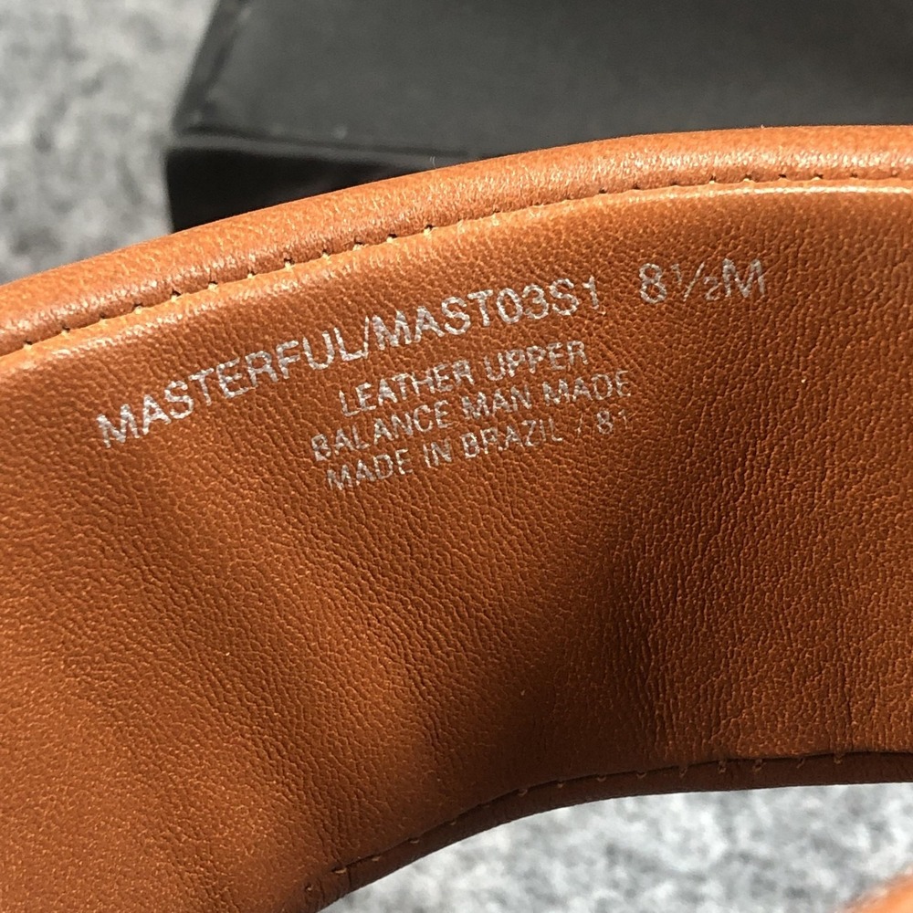 Steve Madden Brown Leather Block Heel Sandals - Picture 10 of 16